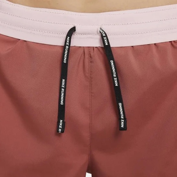 Nike Tempo Luxe Women's 3" Running Shorts Canyon Rust Size L CZ9584-691 - Picture 4 of 8